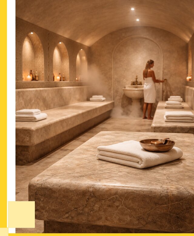 Лежаки для хамама в Геленджике под ключ от 36379 р. | ЭриданГлн