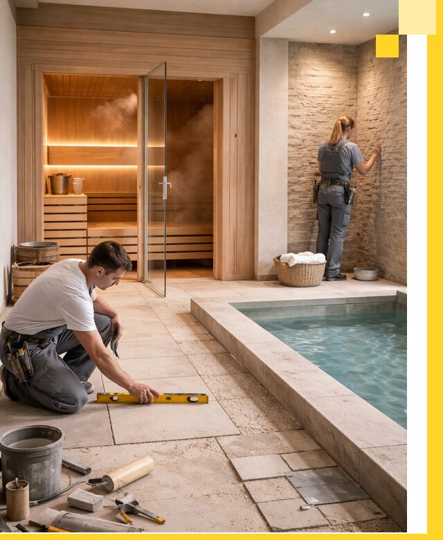 Комплексный дизайн и отделка интерьеров SPA под ключ в Геленджике